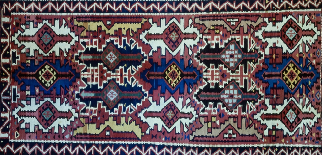 Kleurrijk kilim-kleed